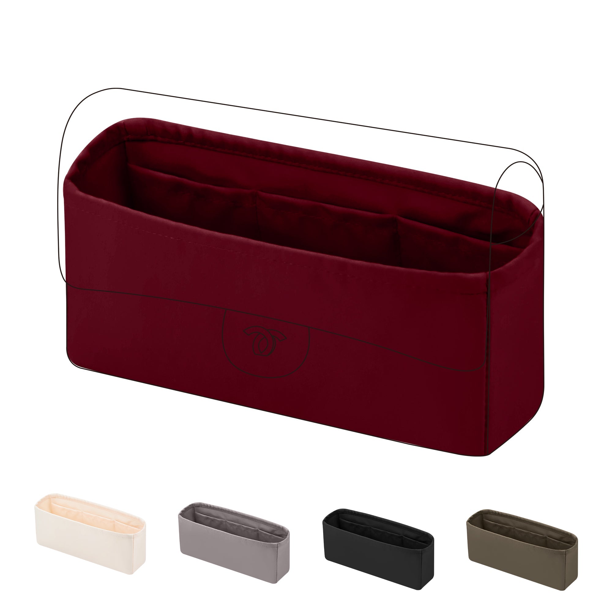 Silk Bag Organizer Luxury Handbag & Tote Shaper Insert for Classic Flap Bags