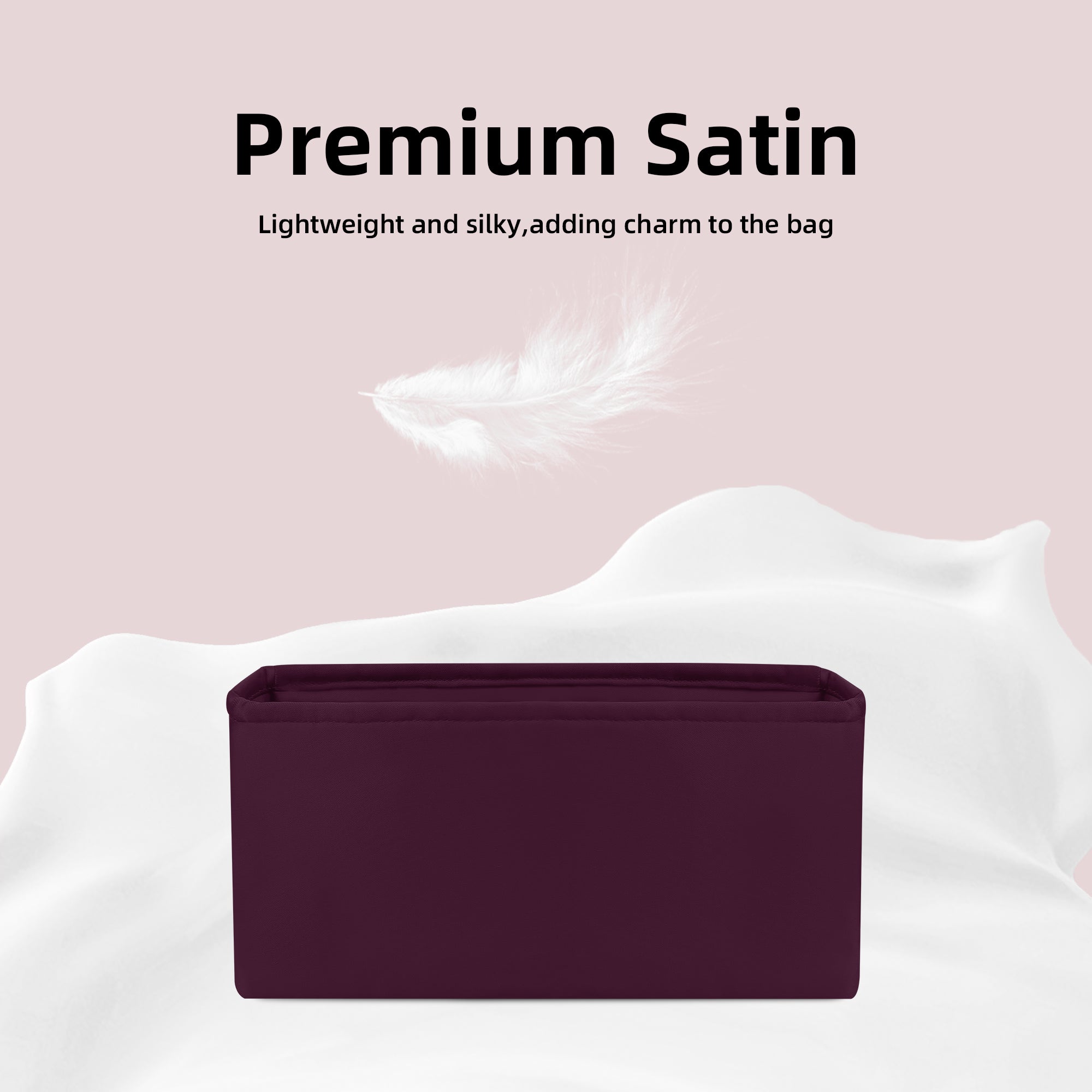 Purse Organizer Insert for CC 19 Bags Silk Bag Organizer Luxury Handbag & Tote Shaper