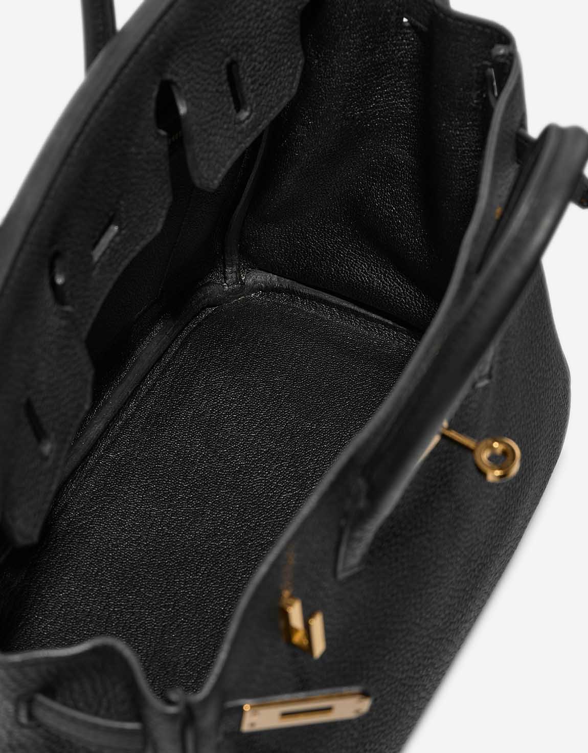 25 Togo Black with Gold Hardware
