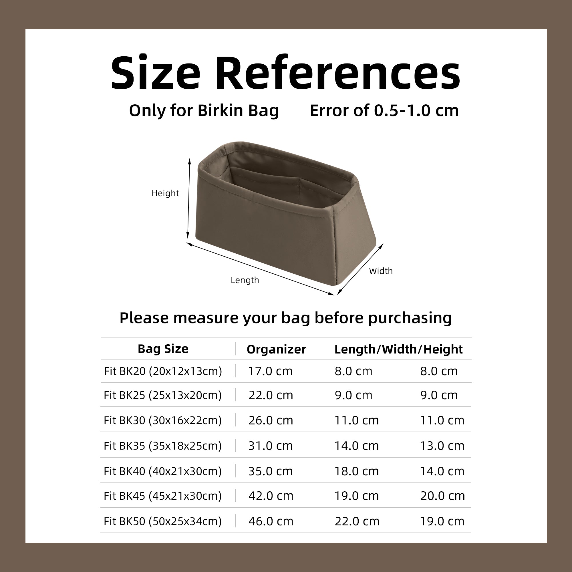 Purse Organizer Silky Smooth, Silk, Luxury Handbag Tote in Bag Shapers