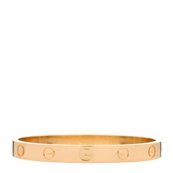 18K Yellow Gold Love Bracelet 17cm - RELAVISH