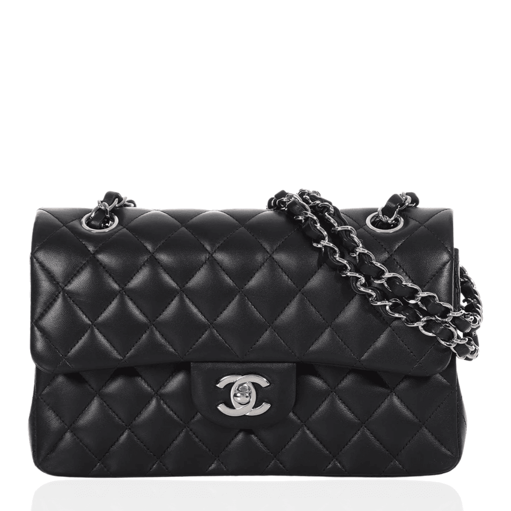 Chanel Classic Double Flap Bag Quilted Lambskin Small -