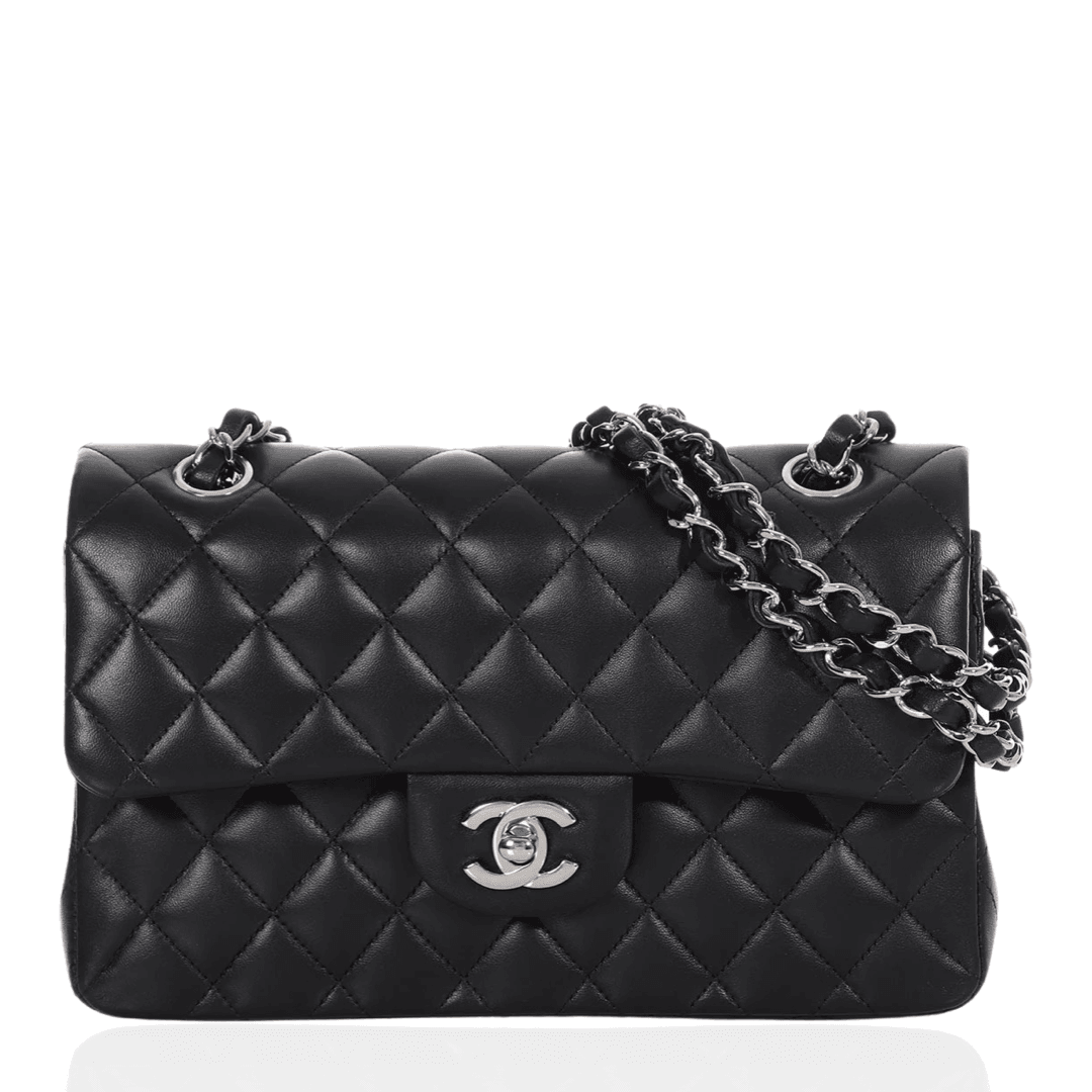 Chanel Classic Double Flap Bag Quilted Lambskin Small -