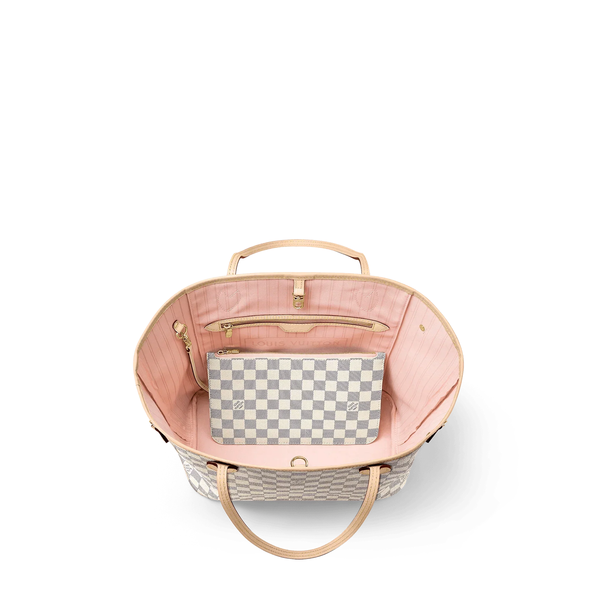 Louis Vuitton Damier Azur Neo Neverfull MM Rose - My Luxe Bag